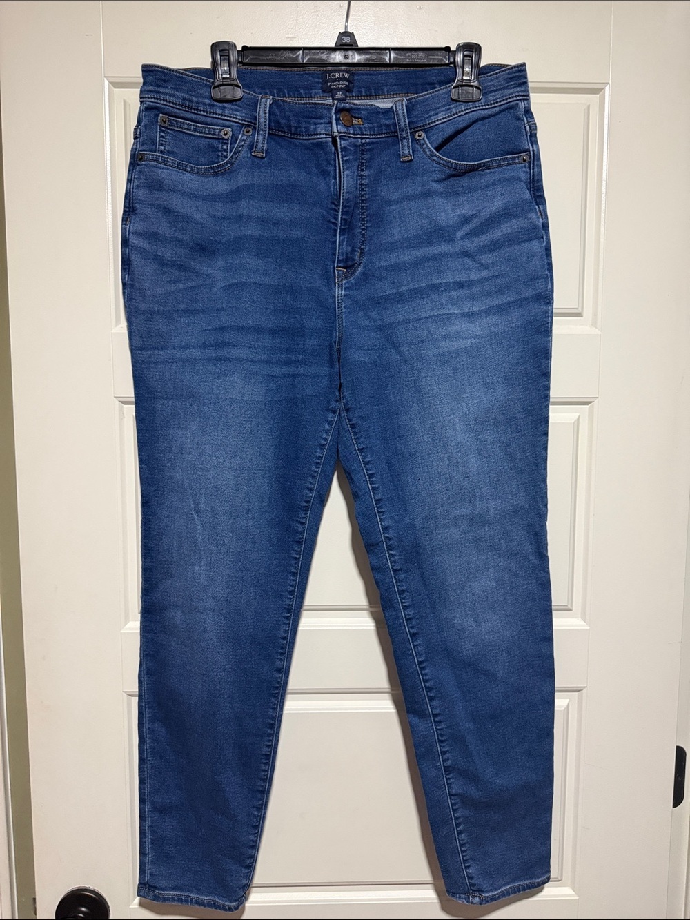 J. Crew Skinny Jeans in Classic Blue Wash